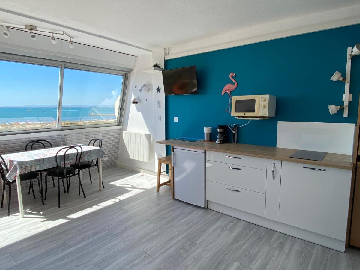Studio Front De Mer Avec Vue Mer Panoramique ! Le Grau-du-Roi Esterno foto